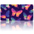 thumbnail image 1 of 1 Pcs 2D Flat License Plate Covers & Frames, Colorful For Decorative Front, Waterproof For Decoration Aluminum License Plate Covers & Frames Cover For Men Women, 12" X 6", 1 of 7