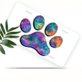 thumbnail image 1 of 1 Pcs 2D Flat License Plate Covers & Frames, Colorful Pet Paw For Decorative Front, Waterproof For Decoration Aluminum License Plate Covers & Frames Cover For Men Women, 12" X 6", 1 of 6