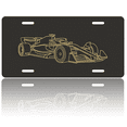 thumbnail image 1 of 1 Pcs 2D Flat License Plate Covers & Frames, Formula One Race For Decorative Front, Waterproof For Decoration Aluminum License Plate Covers & Frames Cover For Men Women, 12" X 6", 1 of 7