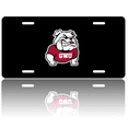 thumbnail image 1 of 1 Pcs 2D Flat License Plate Covers & Frames, GWU Bulldog For Decorative Front, Waterproof For Decoration Aluminum License Plate Covers & Frames Cover For Men Women, 12" X 6", 1 of 7