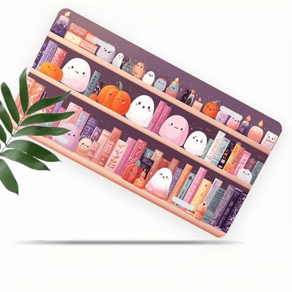 1 Pcs 2D Flat License Plate Covers & Frames, Halloween Bookshelf For Decorative Front, Waterproof For Decoration Aluminum License Plate Covers & Frames Cover For Men Women, 12" X 6"