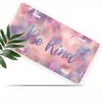 thumbnail image 1 of 1 Pcs 2D Flat License Plate Covers & Frames, Be Kind For Decorative Front, Waterproof For Decoration Aluminum License Plate Covers & Frames Cover For Men Women, 12" X 6", 1 of 6