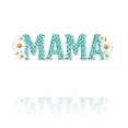 thumbnail image 1 of 1 Pcs 2D Flat License Plate Covers & Frames, MAMA with Daisy Flowers For Decorative Front, Waterproof For Decoration Aluminum License Plate Covers & Frames Cover For Men Women, 12" X 6", 1 of 7