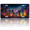 thumbnail image 1 of 1 Pcs 2D Flat License Plate Covers & Frames, Magic Bottles in a Floral For Decorative Front, Waterproof For Decoration Aluminum License Plate Covers & Frames Cover For Men Women, 12" X 6", 1 of 7