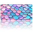 thumbnail image 1 of 1 Pcs 2D Flat License Plate Covers & Frames, Mermaid Scales For Decorative Front, Waterproof For Decoration Aluminum License Plate Covers & Frames Cover For Men Women, 12" X 6", 1 of 7