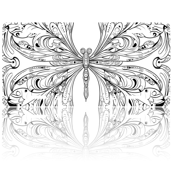 1 Pcs 2D Flat License Plate Covers & Frames, Ornate Dragonfly For Decorative Front, Waterproof For Decoration Aluminum License Plate Covers & Frames Cover For Men Women, 12" X 6"