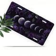 thumbnail image 1 of 1 Pcs 2D Flat License Plate Covers & Frames, The Phases For Decorative Front, Waterproof For Decoration Aluminum License Plate Covers & Frames Cover For Men Women, 12" X 6", 1 of 6
