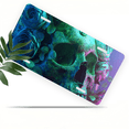 thumbnail image 1 of 1 Pcs 2D Flat License Plate Covers & Frames, Skull with Roses For Decorative Front, Waterproof For Decoration Aluminum License Plate Covers & Frames Cover For Men Women, 12" X 6", 1 of 6