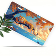 thumbnail image 1 of 1 Pcs 2D Flat License Plate Covers & Frames, A Tiger Lying For Decorative Front, Waterproof For Decoration Aluminum License Plate Covers & Frames Cover For Men Women, 12" X 6", 1 of 6