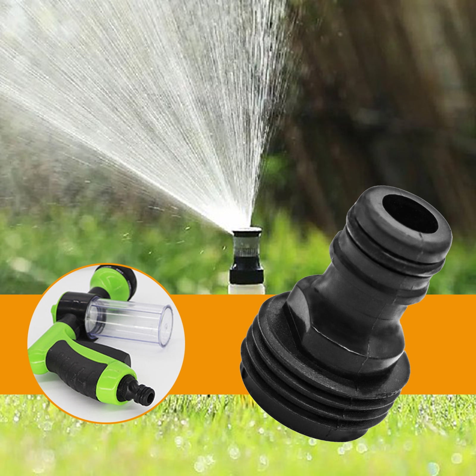 1 Pcs 3/4 Inch Drip Irrigation Tubing to Faucet/Garden Hose Adapter