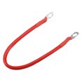 thumbnail image 1 of 1 Pcs 3/8" Lugs 1ft Cable Length Universal Battery Inverter Cable - Car 6 AWG Gauge Battery Cables Durable - Pure Copper Rubber Red, 1 of 7