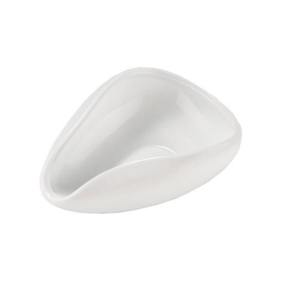 1 Pcs 4.21*1.57*2.95inch White Coffee Dosing Cup, Coffee Mug, Coffee Beans Dose Trays Coffee Beans Shovel Pure White Pottery Tea Scoops High Quality Coffee Bean Dosing Cup