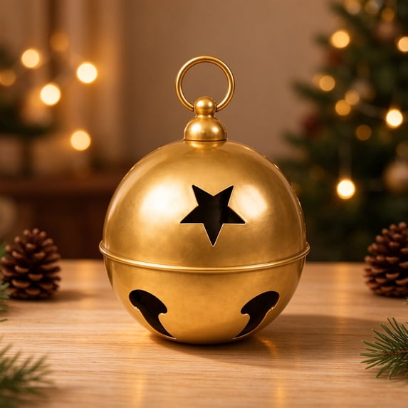 2 Inch Bell 1 Pcs 5.5 Inch Metal Christmas Burgundy Jingle Bell,Large Vintage Xmas ...