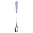 thumbnail image 1 of 1 Pcs 6.93 Inches Stainless Steel Spoons with Shiny Ceramic Handle for Dessert/Tea/Coffee(G), 1 of 8