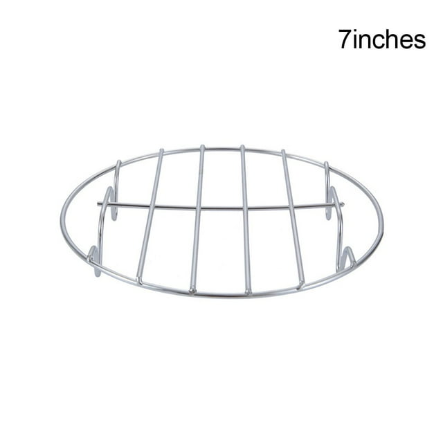 1 Pcs 7inch Round Cooking Cooling Racks Stainless Steel Round Rack for ...