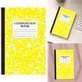 thumbnail image 1 of 1 Pcs 8 Pastel Colors Office Ruled Composition Books,Composition Notebook, Marble Cover Notepad Lined Cute Journal Notebooks for Office Supplies Notes Taking Writing, 5.5 X 8.27 in(Yellow), 1 of 7