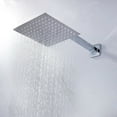 thumbnail image 1 of 1 Pcs 8 inch Large Square Shower Head Overhead Rainfall Shower Head Chrome Stainless Steel Bathroom Replacement Accessories, 1 of 14