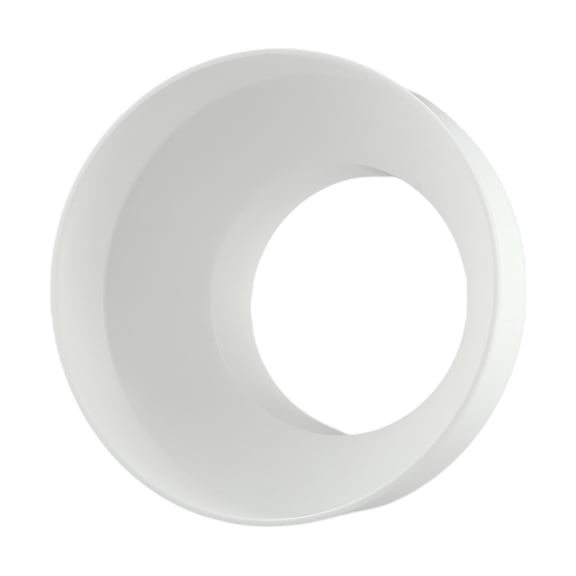 1 Pcs ABS Vent Pipe Reducing Adapter Suitable for Duct Fan Hot Cold Vents White Ventilation Pipe Fitting Ventilation Vent Part