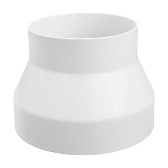 1 Pcs ABS Vent Pipe Reducing Adapter Suitable for Duct Fan Hot Cold Vents White Ventilation Pipe Fitting Ventilation Vent Part