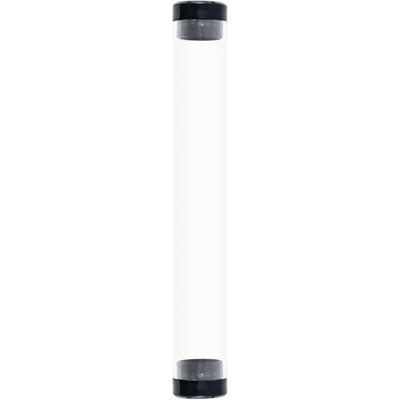 1 Pcs Acrylic Ballpoint Pen Case Holder,Empty Single Pen Display Storage Case,5.94 Inch Pen Holders,Transparent Cylinder Tube Pens Containers with Lid,Pen Display Cases for Fountain Pen,Black