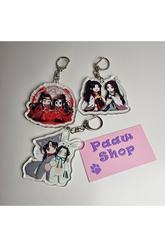 1 Pcs Acrylic Keychains from Cultivation Novel,Luo Binghe, Shen Qingqiu Keychain, novel