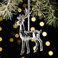 thumbnail image 1 of 1 Pcs Acrylic Reindeer Ornaments for Christmas Tree Crystal Nutcracker Dancing Hanging Figurine Ornament Decorative Deer Ornaments for Home Xmas Tree Party Supplies (Reindeer), 1 of 4