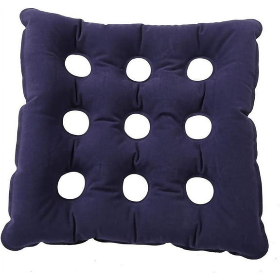 1 Pcs Air Inflatable Cushion for Pressure Sores,Inflatable Bed Sore Cushions,Portable Wheelchair Pads,Breathable Butt Seat Cushion,Hemorrhoids Sitting Pad,for Elderly Disabled Dark Blue