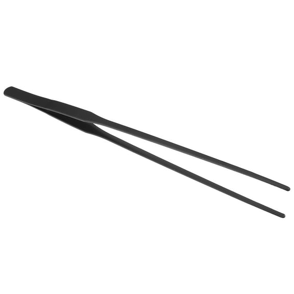1 Pcs Aquarium Tweezers Stainless Steel Tweezers for Plants Pets Black 27cm/10.63 Inch