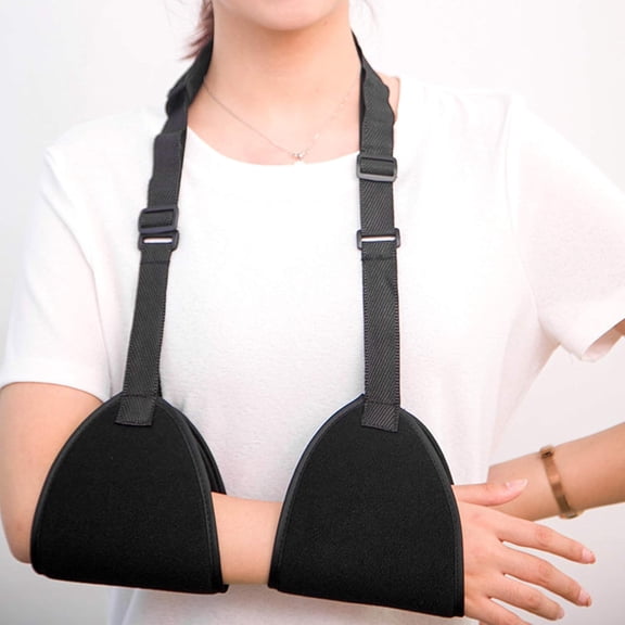 1 Pcs Arm Sling Shoulder Immobilizer, Arm Sling for Shoulder Injury, Arm Sling Shoulder Sling for Women Men Fit Left and Right