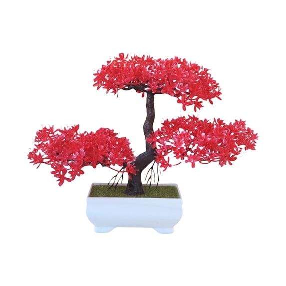 1 Pcs Artificial Bonsai Tree, Faux Pine Tree, Simulation Plastic Plant, Indoor Small Fake Plants Decor, Zen Garden Desk Home Desktop Office Bathroom Shelf Bedroom Living Room Decoration