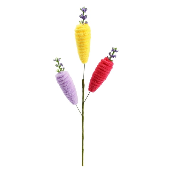 1 Pcs Artificial Easter Carrots Decorations,Easter Picks Stems,For Living Room Centerpieces,13 Inch Artificial Easter Carrot Picks,Realistic Carrots For Home Table Centerpieces Decor,(A,13 in)