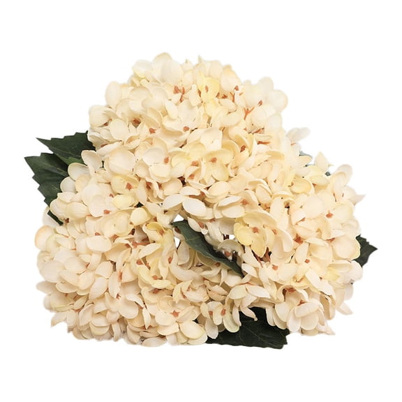 1 Pcs Artificial Fake Hydrangeas, Silk Hydrangea 1 Flower Head Arrangements Wedding Bouquets Decorations Plastic Floral Table Centerpieces Home Kitchen Garden