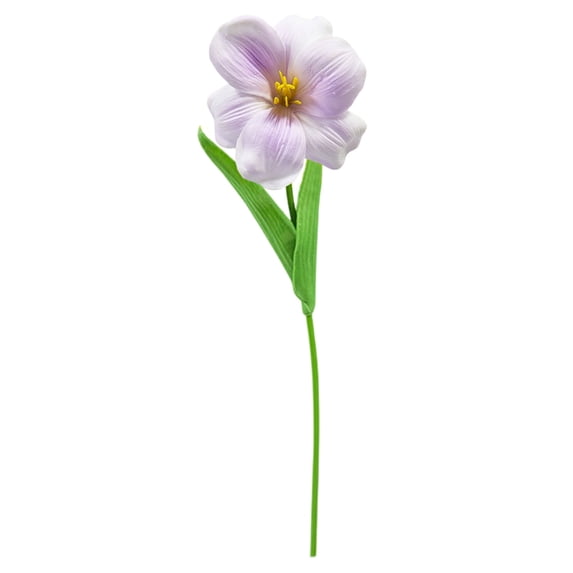 1 Pcs Artificial Flower,Artificial Tulip Silk Fake Flowers,Faux Artificial Flowers With Stems,15.74 Inch Artificial Tulip Flower,For Centerpiece Table Shelf Home Decor,Diy Wedding Decor,(D,15.74 in)