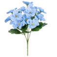 thumbnail image 1 of 1 Pcs Artificial Flower, Spring Summer Decor Pink Artificial Tropical Flowers Realistic UV Resistant Silk Hibiscus Flowers for Outside Planter Front Door Porch Patio, 1 of 9