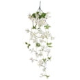thumbnail image 1 of 1 Pcs Artificial Hanging Flower, Artificial Fake Hanging Flowers Plants for Outdoor, Faux Silk Hibiscus Long Trailing Vines Realistic UV Resistant for Home Indoor Outside Front Porch Planter Patio, 1 of 9