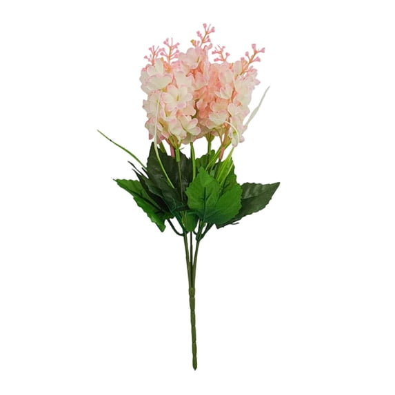 1 Pcs Artificial Hyacinth Flower Bouquet,5 Heads Realistic Hyacinth Fake Flowers,13.5 Inch Faux Hyacinth Bouquet,Silk Fabric Artificial Hyacinth Flowers For Home Wedding Decoration,(E,13.5 in)