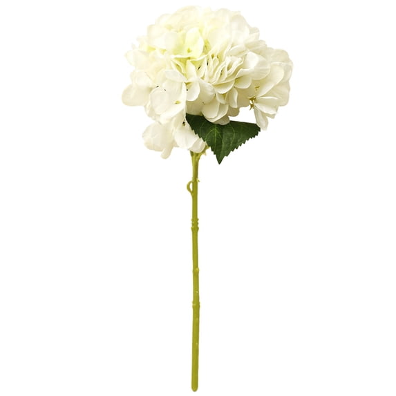 1 Pcs Artificial Hydrangea Flower, Fake Hydrangea Flowers Latex Real Touch Faux Hydrangeas with Long Stem for Home Party Wedding Centerpieces Bouquets Decor