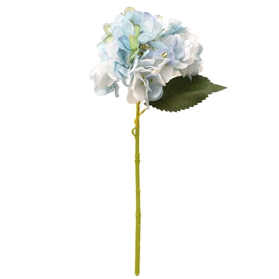 1 Pcs Artificial Hydrangea Flower, Fake Hydrangea Flowers Latex Real Touch Faux Hydrangeas with Long Stem for Home Party Wedding Centerpieces Bouquets Decor