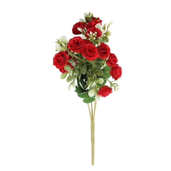 1 Pcs Artificial Peony Flower, Beautiful Hydrangea Roses, Autumn Bouquet Peony Fake Flower Home Wedding Decorations Artificial Flowers Bouquet 12.2"