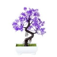 thumbnail image 1 of 1 Pcs Artificial Potted Tree, Decorative Faux Plants Artificial Potted Tree Bonsai Simulation Plant Home Decor Table Centerpieces Desk Ornament, 1 of 9