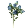 thumbnail image 1 of 1 Pcs Artificial Rose Silk Flower, Artificial Rose Bud Silk Flower, 19" Long Artificial Flower Bush for Wedding Decor Home Decoration Faux Roses Decor- Fake Pink Rose with Stem, 1 of 9
