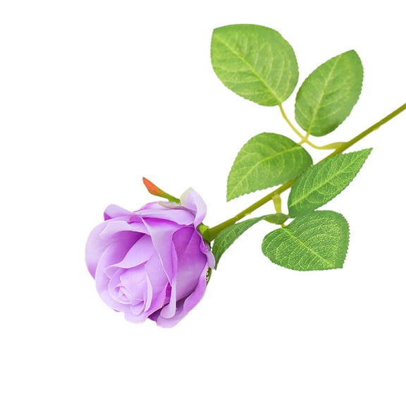 1 Pcs Artificial Rose with Stem, Fake Single Silk Rose Faux Look Real Florals, Real Touch Silk Roses Fake Flowers Wedding Anniversary Romantic Gift Faux Rose Home Decor