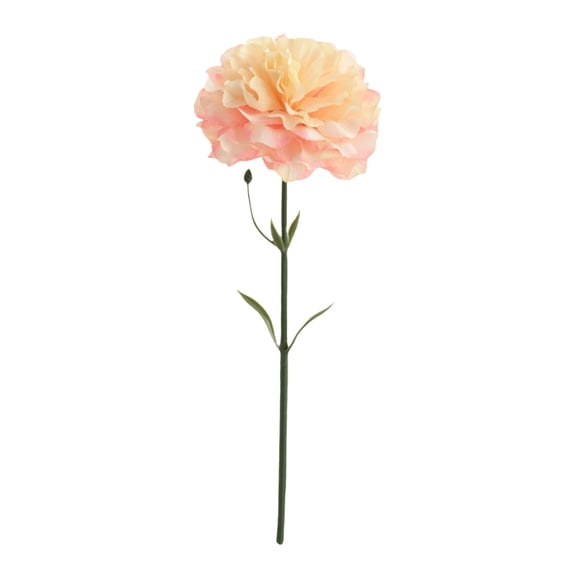 1 Pcs Artificial Silk Carnation,Realistic Artificial Carnation Flowers,Silk Carnations Artificial Flowers with Stems,Fake Flowers for Vase Table Centerpiece,Mothers Day,Wedding Decor,(A,10.63 in)
