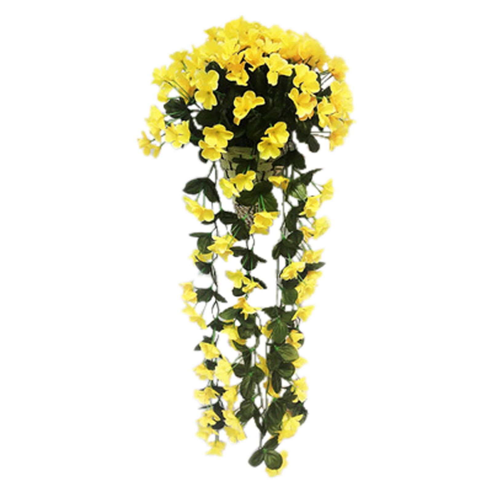 1 Pcs Artificial Vines Flower Wall Hanging Faux Rattan Plant Flower