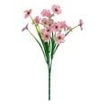 thumbnail image 1 of 1 Pcs Artificial Violet Flower, Faux Violets Bouquet, UV Resistant Faux Plants, Outdoor Fake Flowers Centerpieces for Home Garde Table Bride Wedding Party Decoration 13.8", 1 of 6