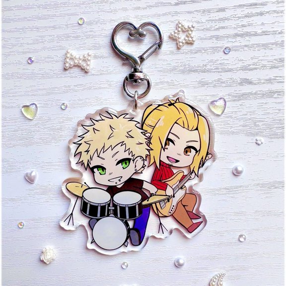 1 Pcs BL Chibi Keychain | BL Charm | Yaoi Keychain