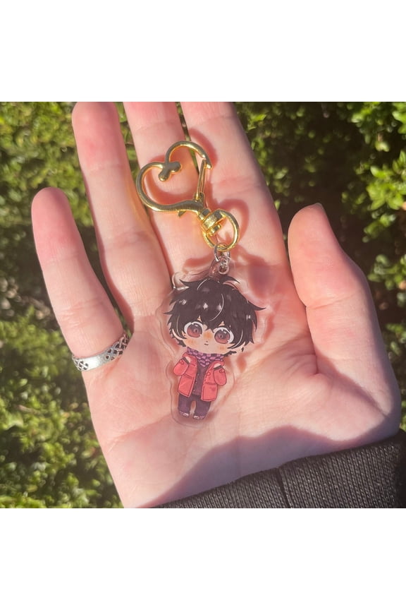 1 Pcs BL School Manga Keychains