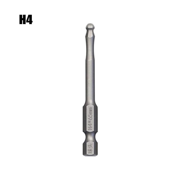 1 Pcs Ball End Hex Screwdriver Bit Metric Hex Bit 65mm Long Magnetic Driver Bit