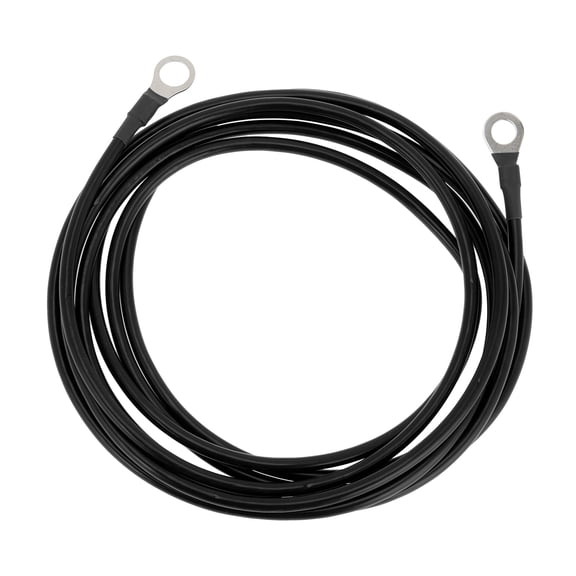 1 Pcs Battery Inverter Cable 10 AWG Gauge 10FT 3/8" Lug 5/16" Lug Battery Cable Universal for Car Vehicle Boat RV Solar Tinned Copper Black