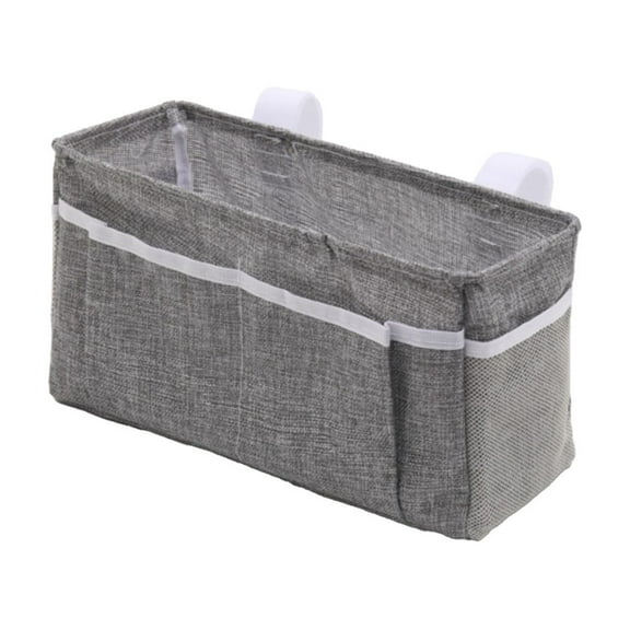 1 Pcs Bedside Organizer Bag, Bedside Caddy Hanging Storage Bag, Table cabinet Bed Storage for Dorm Room Hospital Bed Rails